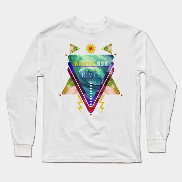 bermuda devil's triangle Long Sleeve T-Shirt by hayr pictures